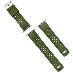 Barton Watch Bands Apple Watch | Tropical-Style 2.0 | Army Green 20 Barton Watch Bands Apple Watch | Tropical-Style 2.0 | Army Green -Barton Watch Bands Shop APPLE TROP ARMY SS DT3 TOP 1