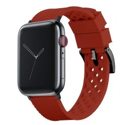 Barton Watch Bands Apple Watch | Tropical-Style 2.0 | Crimson Red 12 Barton Watch Bands Apple Watch | Tropical-Style 2.0 | Crimson Red -Barton Watch Bands Shop APPLE TROP CRIMSON BLK DT1 1