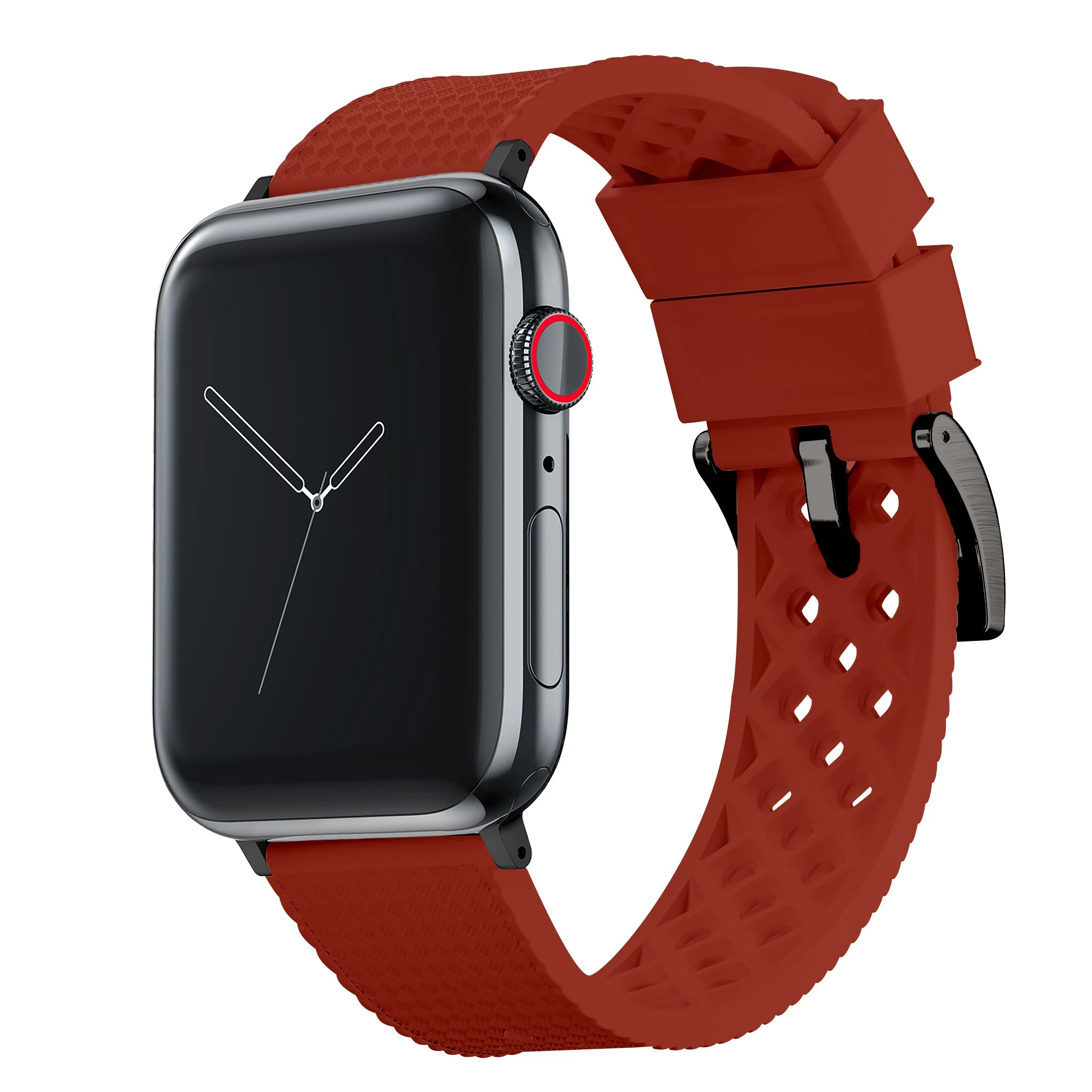 Barton Watch Bands Apple Watch | Tropical-Style 2.0 | Crimson Red 5 Barton Watch Bands Apple Watch | Tropical-Style 2.0 | Crimson Red - Image 3