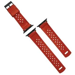 Barton Watch Bands Apple Watch | Tropical-Style 2.0 | Crimson Red 15 Barton Watch Bands Apple Watch | Tropical-Style 2.0 | Crimson Red -Barton Watch Bands Shop APPLE TROP CRIMSON BLK DT3 3