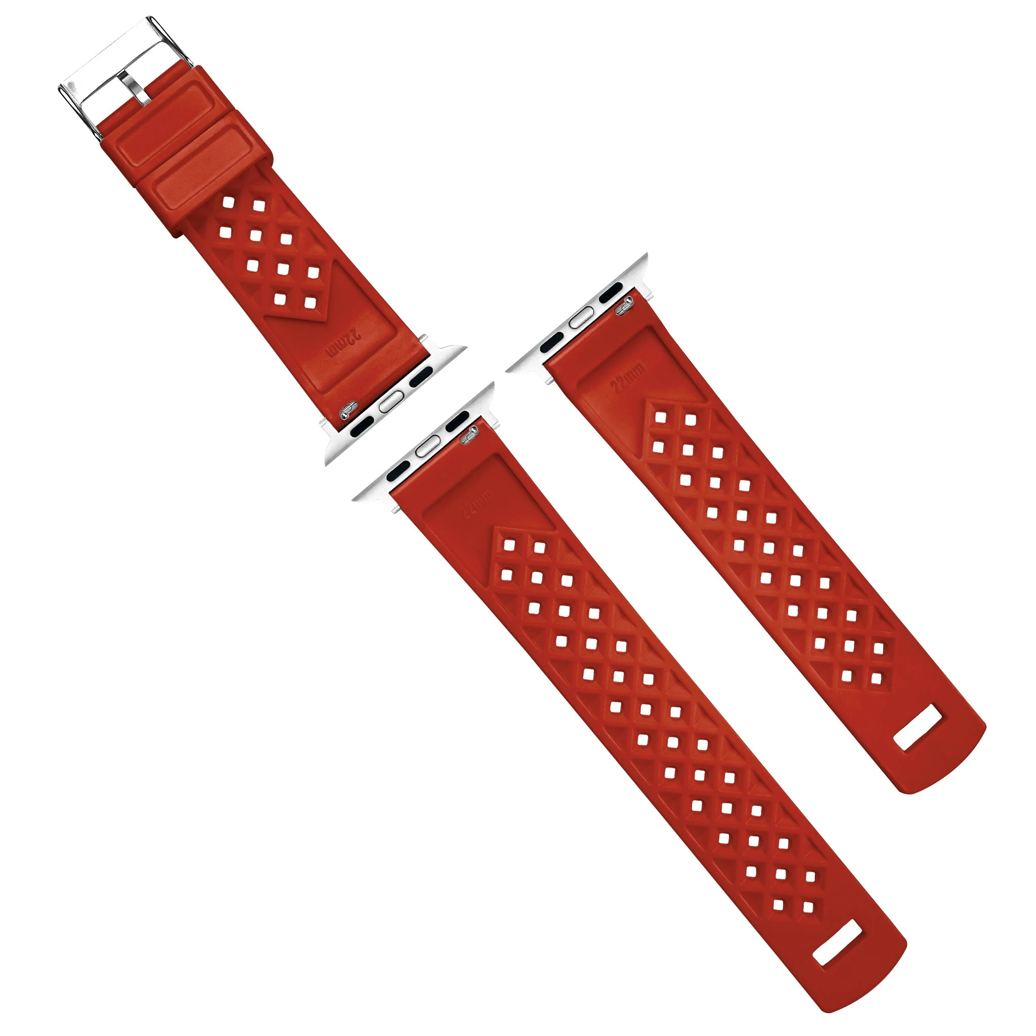 Barton Watch Bands Apple Watch | Tropical-Style 2.0 | Crimson Red 10 Barton Watch Bands Apple Watch | Tropical-Style 2.0 | Crimson Red - Image 8