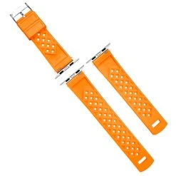 Barton Watch Bands Apple Watch | Tropical-Style 2.0 | Orange -Barton Watch Bands Shop APPLE TROP ORANGE SS DT3 5