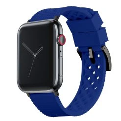 Barton Watch Bands Apple Watch | Tropical-Style 2.0 | Royal Blue -Barton Watch Bands Shop APPLE TROP ROYALBLUE BLK DT1 3