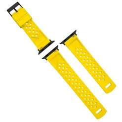 Barton Watch Bands Apple Watch | Tropical-Style 2.0 | Yellow 14 Barton Watch Bands Apple Watch | Tropical-Style 2.0 | Yellow -Barton Watch Bands Shop APPLE TROP YELLOW BLK DT3 9