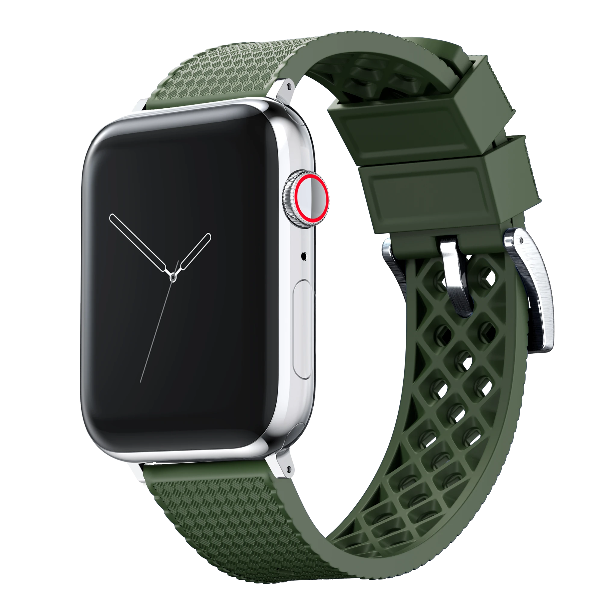 Barton Watch Bands Apple Watch | Tropical-Style 2.0 | Army Green 3 Barton Watch Bands Apple Watch | Tropical-Style 2.0 | Army Green