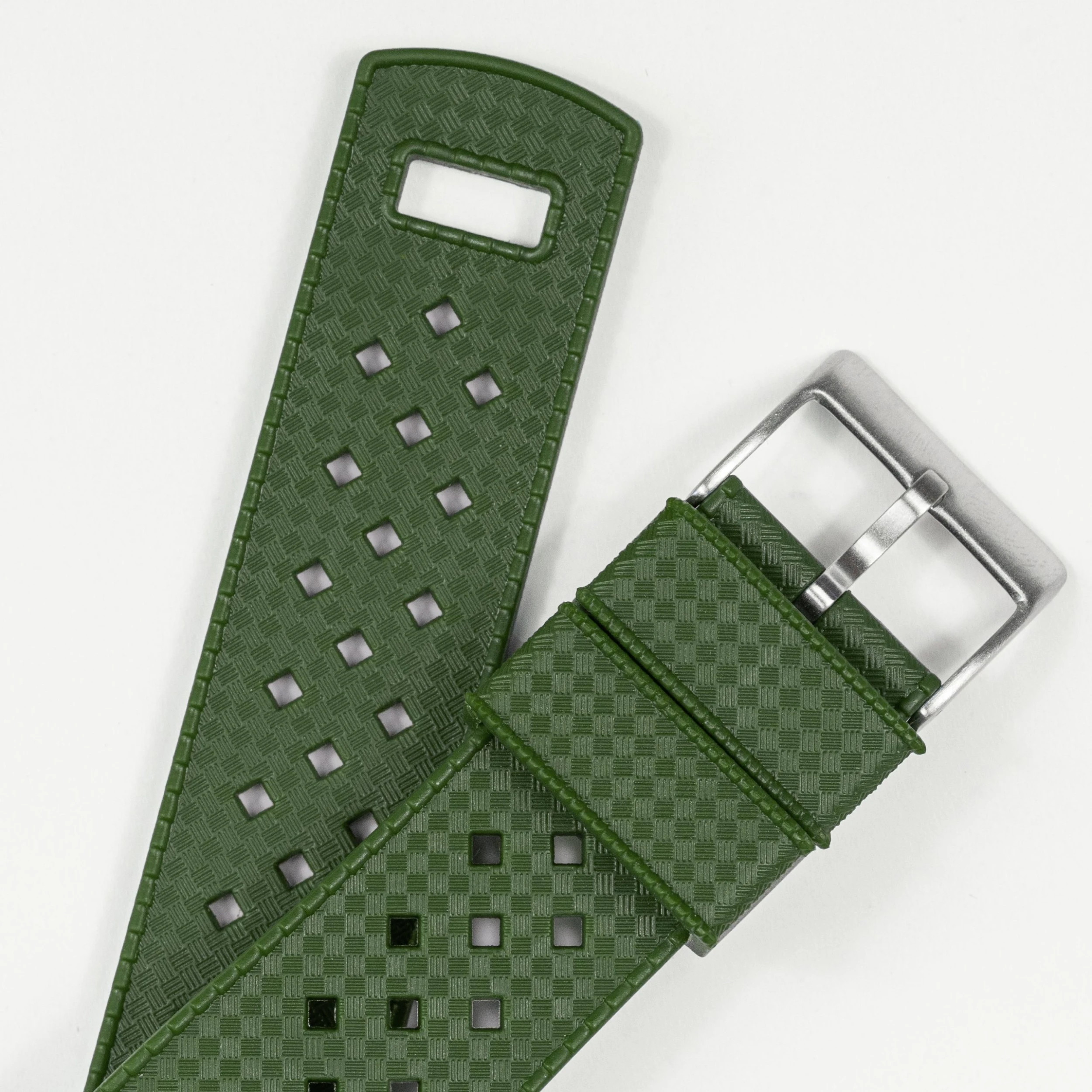 Barton Watch Bands Amazfit Bip | Tropical-Style 2.0 | Army Green 5 Barton Watch Bands Amazfit Bip | Tropical-Style 2.0 | Army Green - Image 3