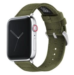Barton Watch Bands Apple Watch | Army Green Canvas