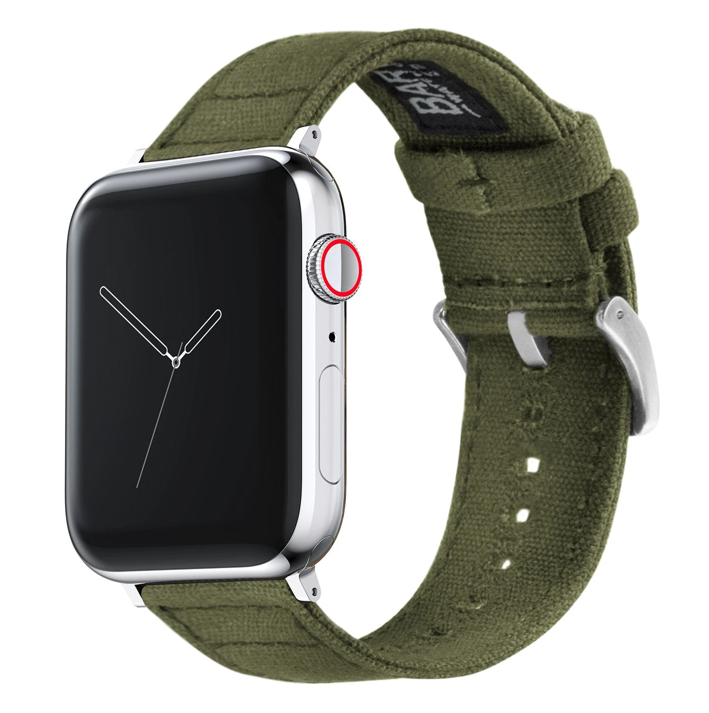 Barton Watch Bands Apple Watch | Army Green Canvas 3 Barton Watch Bands Apple Watch | Army Green Canvas
