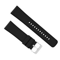 Barton Watch Bands Black Cordura Fabric And Silicone Hybrid 17 Barton Watch Bands Black Cordura Fabric And Silicone Hybrid -Barton Watch Bands Shop BlackCorduraHybridTopView SS