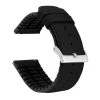 Barton Watch Bands Black Leather And Rubber Hybrid -Barton Watch Bands Shop BlackHybridLeatherMainLoop SS