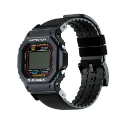 Barton Watch Bands Black Leather And Rubber Hybrid | G-SHOCK | G-SHOCK