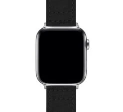 Barton Watch Bands Apple Watch | Black Canvas -Barton Watch Bands Shop Black Canvas Apple Watch 5