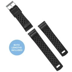 Barton Watch Bands Amazfit Bip | Tropical-Style 2.0 | Black -Barton Watch Bands Shop Black d8234458 86f4 4a04 9137 c4edae9e3f94