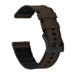 Barton Watch Bands Shop -Barton Watch Bands Shop BrownCorduraHybridMainLoop Black 8a459adb 1988 421a 96b1 80c1caf022d0