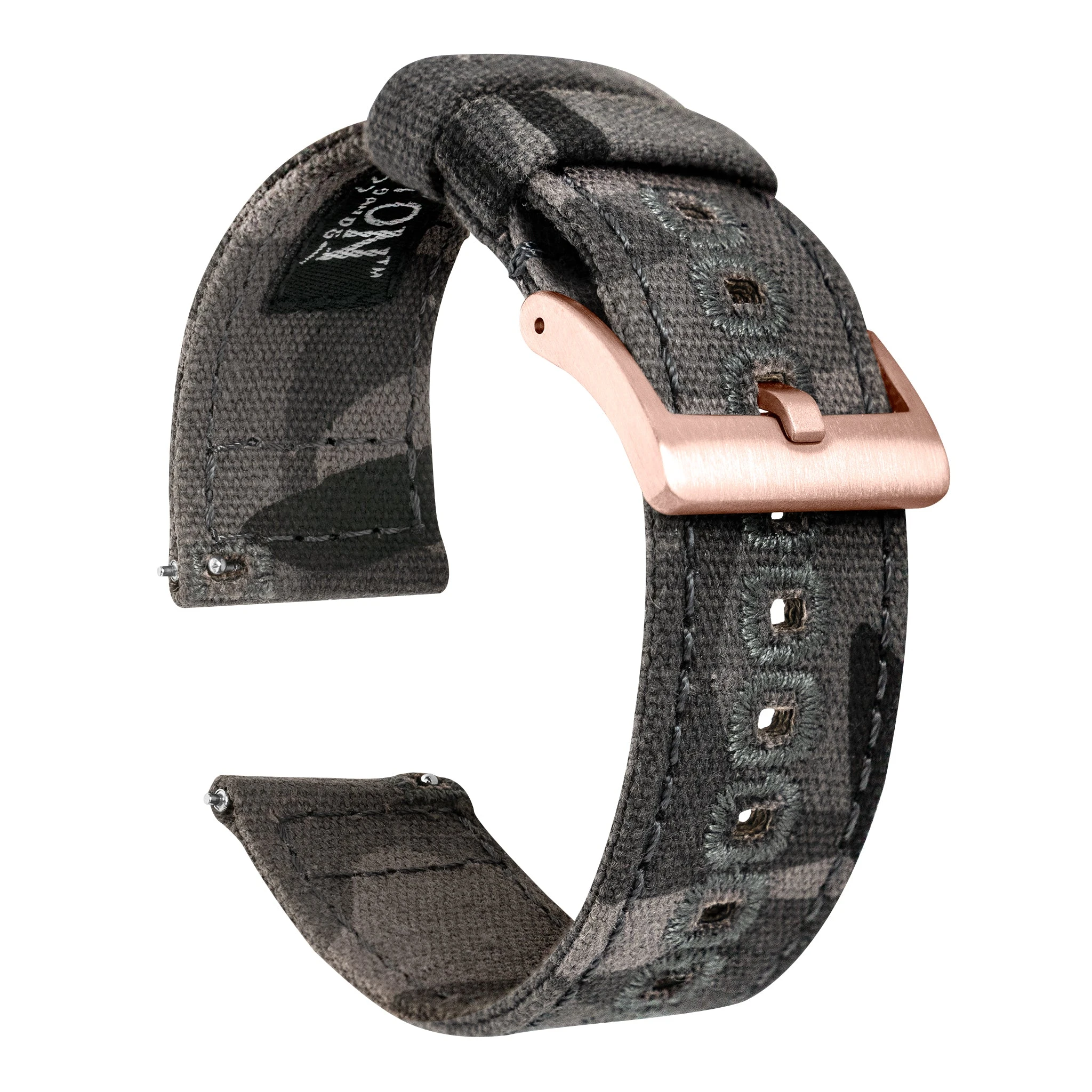 Barton Watch Bands Grey Camouflage | Crafted Canvas 9 Barton Watch Bands Grey Camouflage | Crafted Canvas - Image 7