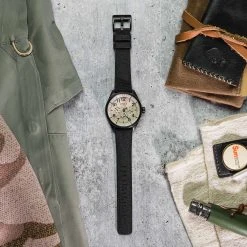 Barton Watch Bands Black Cordura Fabric And Silicone Hybrid 15 Barton Watch Bands Black Cordura Fabric And Silicone Hybrid -Barton Watch Bands Shop CQR BLACK BLK