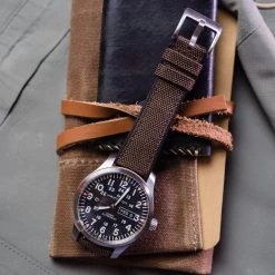 Barton Watch Bands Timex Weekender & Expedition Watches | Cordura Fabric & Silicone Hybrid | Chocolate Brown -Barton Watch Bands Shop CQR BROWN SS 4 672c8647 1bc1 4cb3 bff7 eb19fc4c2e4b