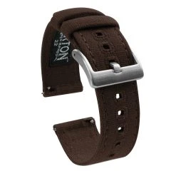 Barton Watch Bands Samsung Galaxy Watch5 | Chocolate Brown Canvas