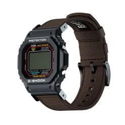 Barton Watch Bands Chocolate Brown | Crafted Canvas | G-SHOCK