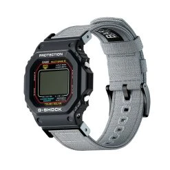 Barton Watch Bands Cool Grey | Crafted Canvas | G-SHOCK