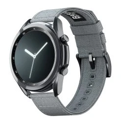 Barton Watch Bands Samsung Galaxy Watch3 | Cool Grey Canvas