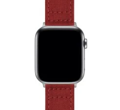 Barton Watch Bands Apple Watch | Crimson Red Canvas -Barton Watch Bands Shop Crimson Red Apple Watch 5 4e9caa37 fff9 4530 a890 dfd92c60a44b