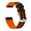 Barton Watch Bands Black Cordura Fabric And Pumpkin Orange Silicone Hybrid 2 Barton Watch Bands Black Cordura Fabric And Pumpkin Orange Silicone Hybrid -Barton Watch Bands Shop DT1OrangeSS