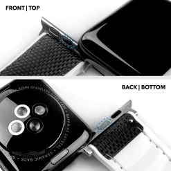 Barton Watch Bands Apple Watch | Black Cordura Fabric And White Silicone Hybrid 14 Barton Watch Bands Apple Watch | Black Cordura Fabric And White Silicone Hybrid -Barton Watch Bands Shop DT5AppleFunctionImage 9be6b7ec 85b0 4eda 8a18 90d31cc76ec1