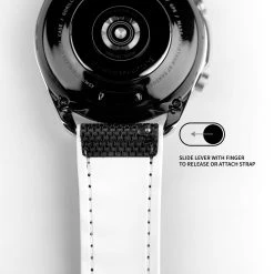 Barton Watch Bands Black Cordura Fabric And White Silicone Hybrid -Barton Watch Bands Shop DT5BartonTraditionalQuickRelease 270b1c89 a0e6 46c4 b11f 4bd957d6dbc0