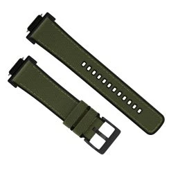 Barton Watch Bands Army Green Cordura® Fabric And Silicone Hybrid | G-SHOCK 10 Barton Watch Bands Army Green Cordura® Fabric And Silicone Hybrid | G-SHOCK -Barton Watch Bands Shop G ShockArmyGreenCorduraHybridTopView Black