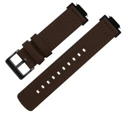 Barton Watch Bands Chocolate Brown | Crafted Canvas | G-SHOCK -Barton Watch Bands Shop G ShockChocolateBrownTopViewv2 black
