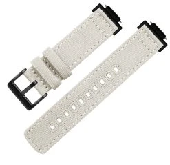 Barton Watch Bands Linen White | Crafted Canvas | G-SHOCK -Barton Watch Bands Shop G ShockLinenTopViewv2 black