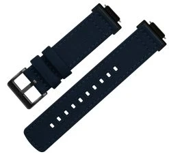 Barton Watch Bands Navy Blue | Crafted Canvas | G-SHOCK -Barton Watch Bands Shop G ShockNavyCanvasTopView BlackBuckle
