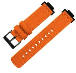 Barton Watch Bands Pumpkin Orange | Crafted Canvas | G-SHOCK 10 Barton Watch Bands Pumpkin Orange | Crafted Canvas | G-SHOCK -Barton Watch Bands Shop G ShockPumpkinTopViewv2 black