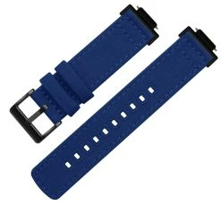 Barton Watch Bands Royal Blue | Crafted Canvas | G-SHOCK -Barton Watch Bands Shop G ShockRoyalBlue TopViewBlackBuckle