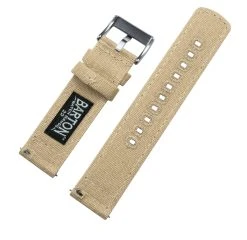Barton Watch Bands Samsung Galaxy Watch5 | Khaki Canvas -Barton Watch Bands Shop KahkiCanvasBackviewv2 ss c594e643 e34c 4d98 833c 2e6410372c84