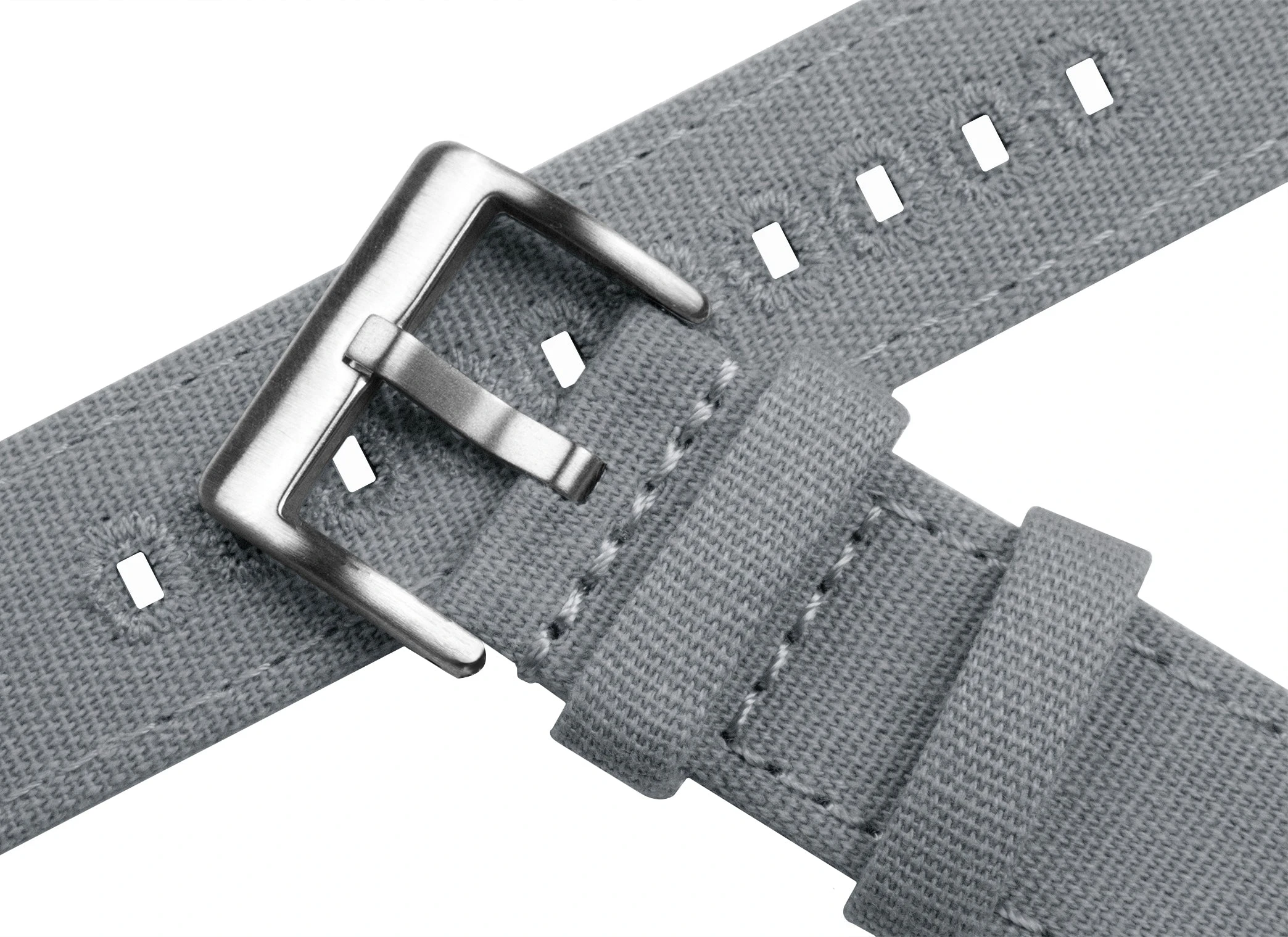 Barton Watch Bands Amazfit Bip | Cool Grey Canvas 7 Barton Watch Bands Amazfit Bip | Cool Grey Canvas - Image 5