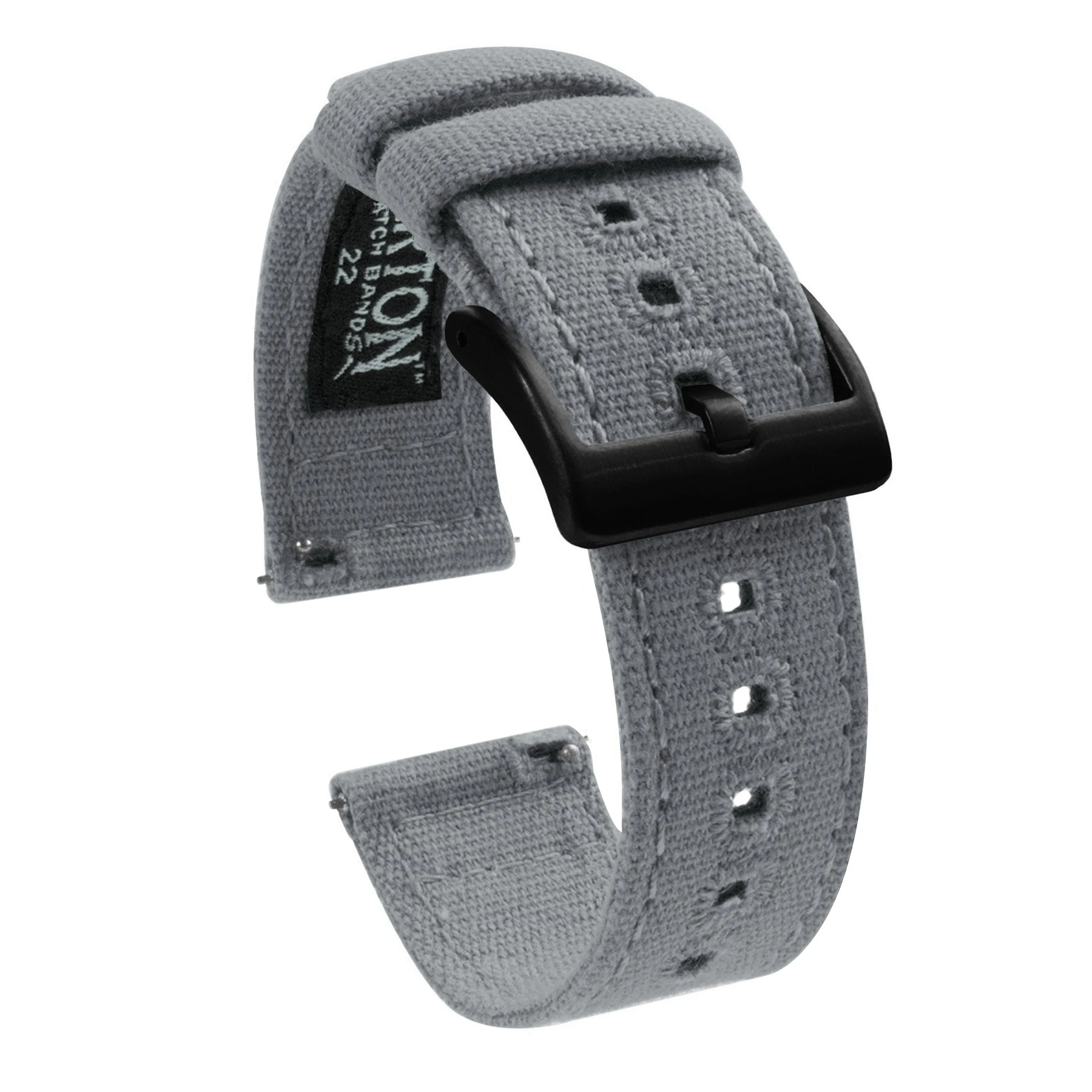 Barton Watch Bands Huwawei Watch | Cool Grey Canvas 7 Barton Watch Bands Huwawei Watch | Cool Grey Canvas - Image 5