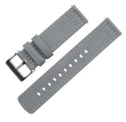 Barton Watch Bands Samsung Galaxy Watch3 | Cool Grey Canvas -Barton Watch Bands Shop LightGrey TopViewSS 5a85edfe 43d6 43b4 998d f54c0ec98616