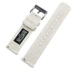 Barton Watch Bands Samsung Galaxy Watch5 | Linen White Canvas -Barton Watch Bands Shop Linen a2a46712 4410 4bf7 bc95 9bc895aa2fe8