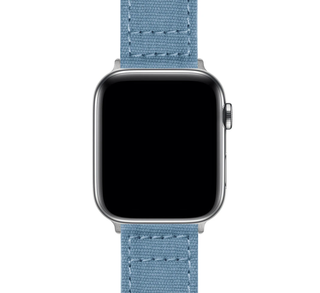 Barton Watch Bands Apple Watch | Nantucket Blue Canvas 10 Barton Watch Bands Apple Watch | Nantucket Blue Canvas - Image 8