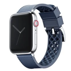 Barton Watch Bands Apple Watch | Tropical-Style 2.0 | Navy Blue