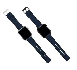 Barton Watch Bands Apple Watch | Navy Blue Cordura Fabric And Silicone Hybrid 14 Barton Watch Bands Apple Watch | Navy Blue Cordura Fabric And Silicone Hybrid -Barton Watch Bands Shop NavyCorduraHybridAppleFlatlay
