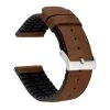 Barton Watch Bands Oak Brown Leather And Rubber Hybrid -Barton Watch Bands Shop OakLeatherHybridMainLoop SS a593c9bc 5626 4966 b774 07484dc39b39
