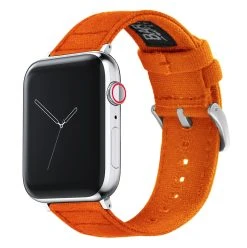 Barton Watch Bands Apple Watch | Pumpkin Orange Canvas