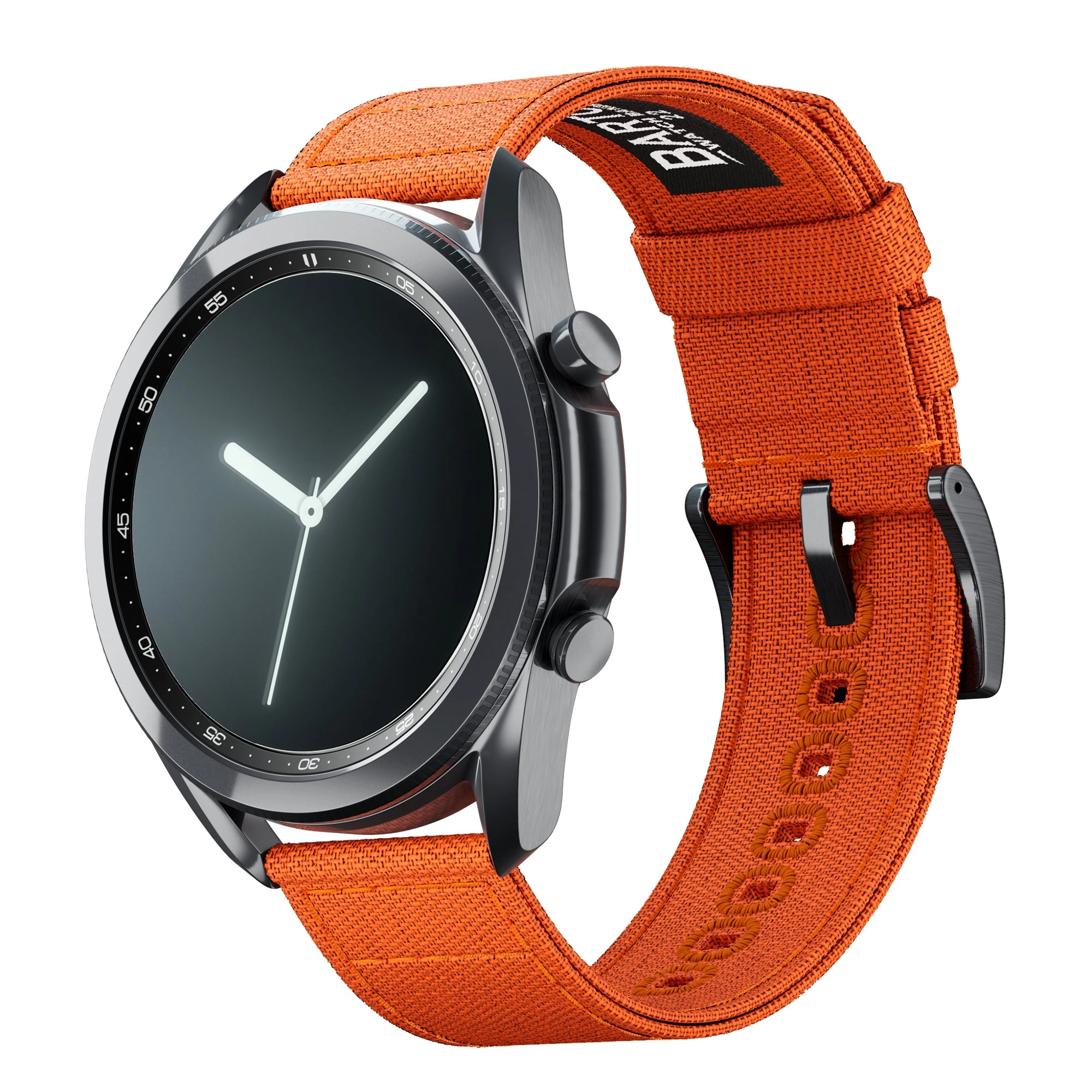 Barton Watch Bands Samsung Galaxy Watch3 | Pumpkin Orange Canvas 3 Barton Watch Bands Samsung Galaxy Watch3 | Pumpkin Orange Canvas