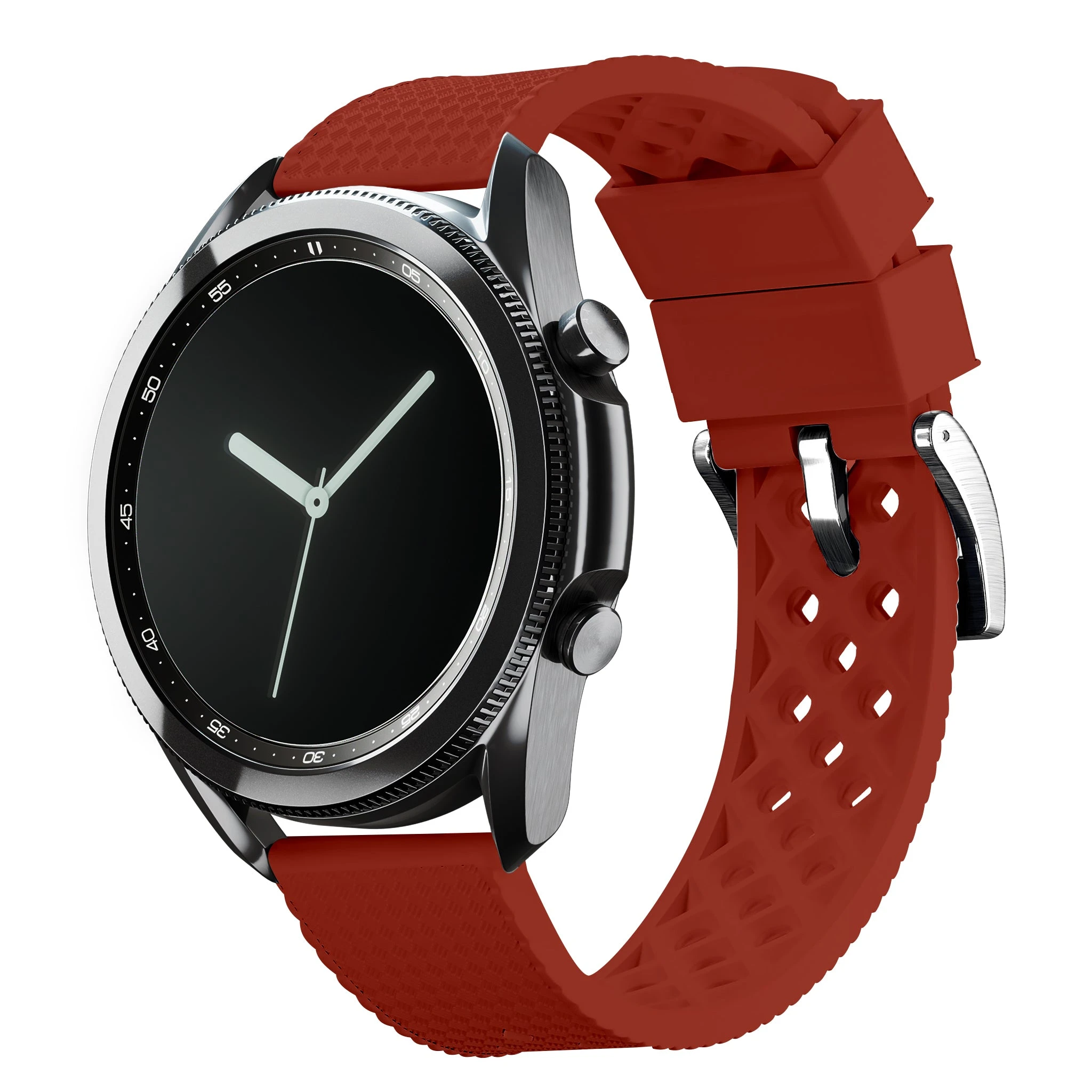 Barton Watch Bands Samsung Galaxy Watch | Tropical-Style 2.0 | Crimson Red 5 Barton Watch Bands Samsung Galaxy Watch | Tropical-Style 2.0 | Crimson Red - Image 3