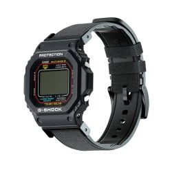 Barton Watch Bands Smoke Grey Cordura® Fabric And Silicone Hybrid | G-SHOCK
