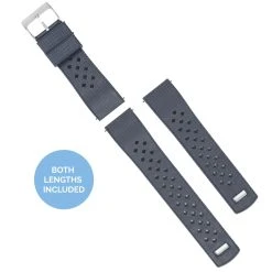 Barton Watch Bands Smoke Grey | Tropical-Style 2.0 -Barton Watch Bands Shop SmokeTopView