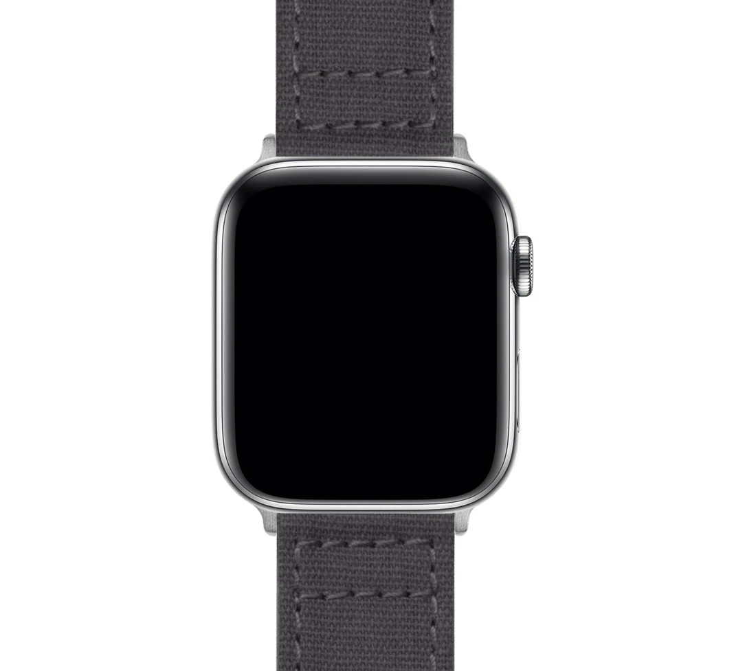 Barton Watch Bands Apple Watch | Smoke Grey Canvas 10 Barton Watch Bands Apple Watch | Smoke Grey Canvas - Image 8